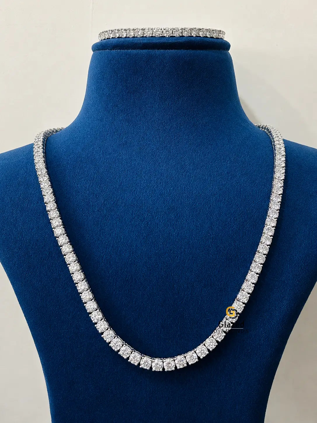 5MM Moissanite Tennis Chain and Bracelet Buy 1 Get 1 Free