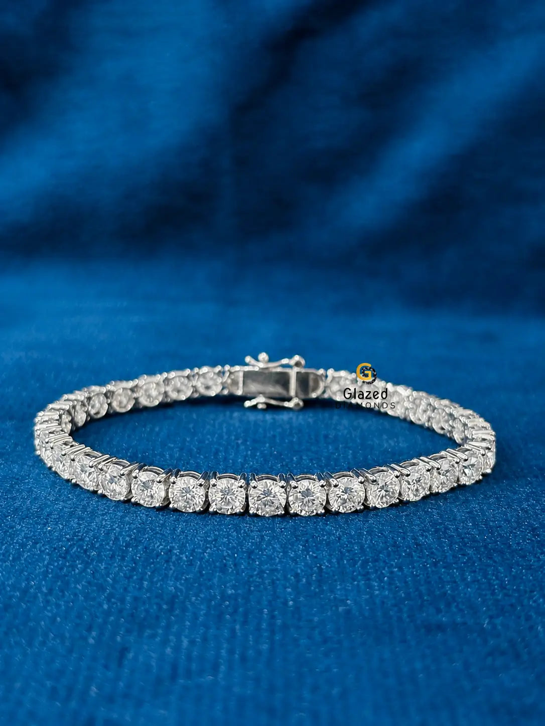 5MM Moissanite Tennis Chain and Bracelet Combo