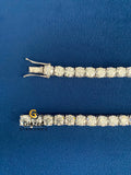 5MM Round Moissanite Tennis Link Hip Hop Chain