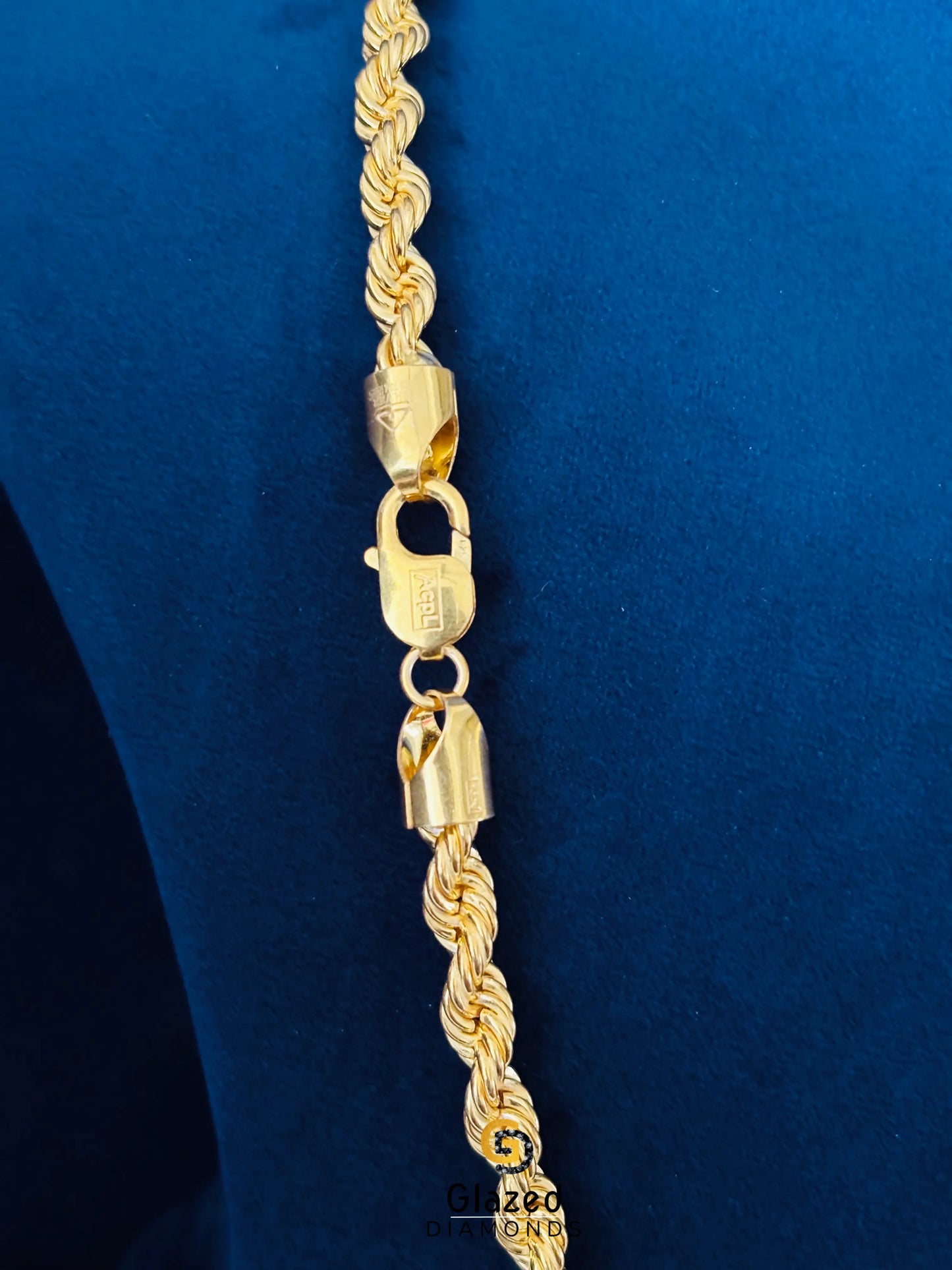 6MM 925 Silver Rope Chain For Men