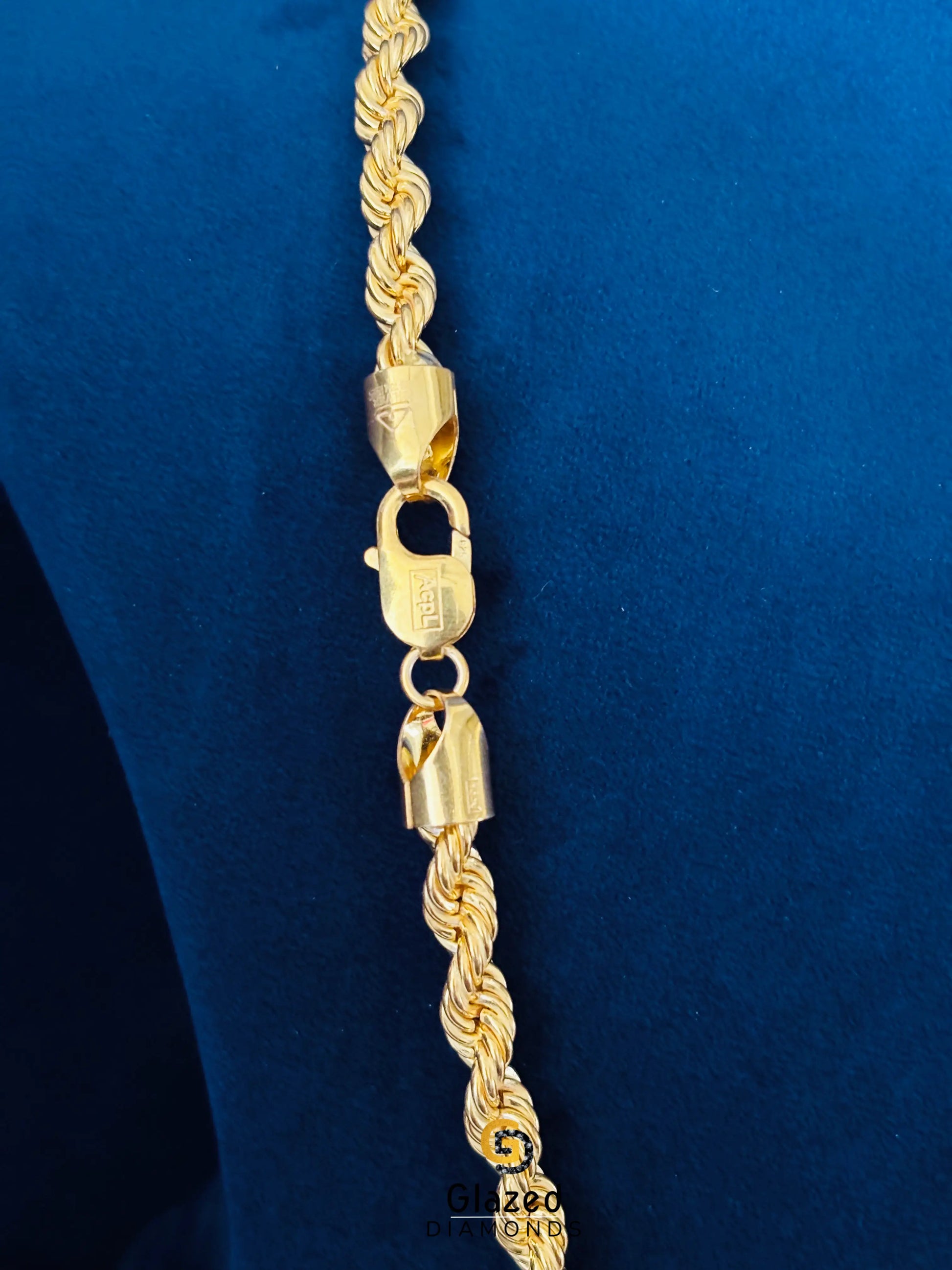 6MM 925 Silver Rope Chain For Men