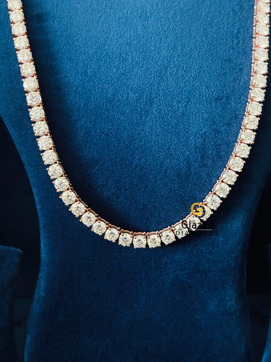6MM Round Tennis Moissanite Hip Hop Chain
