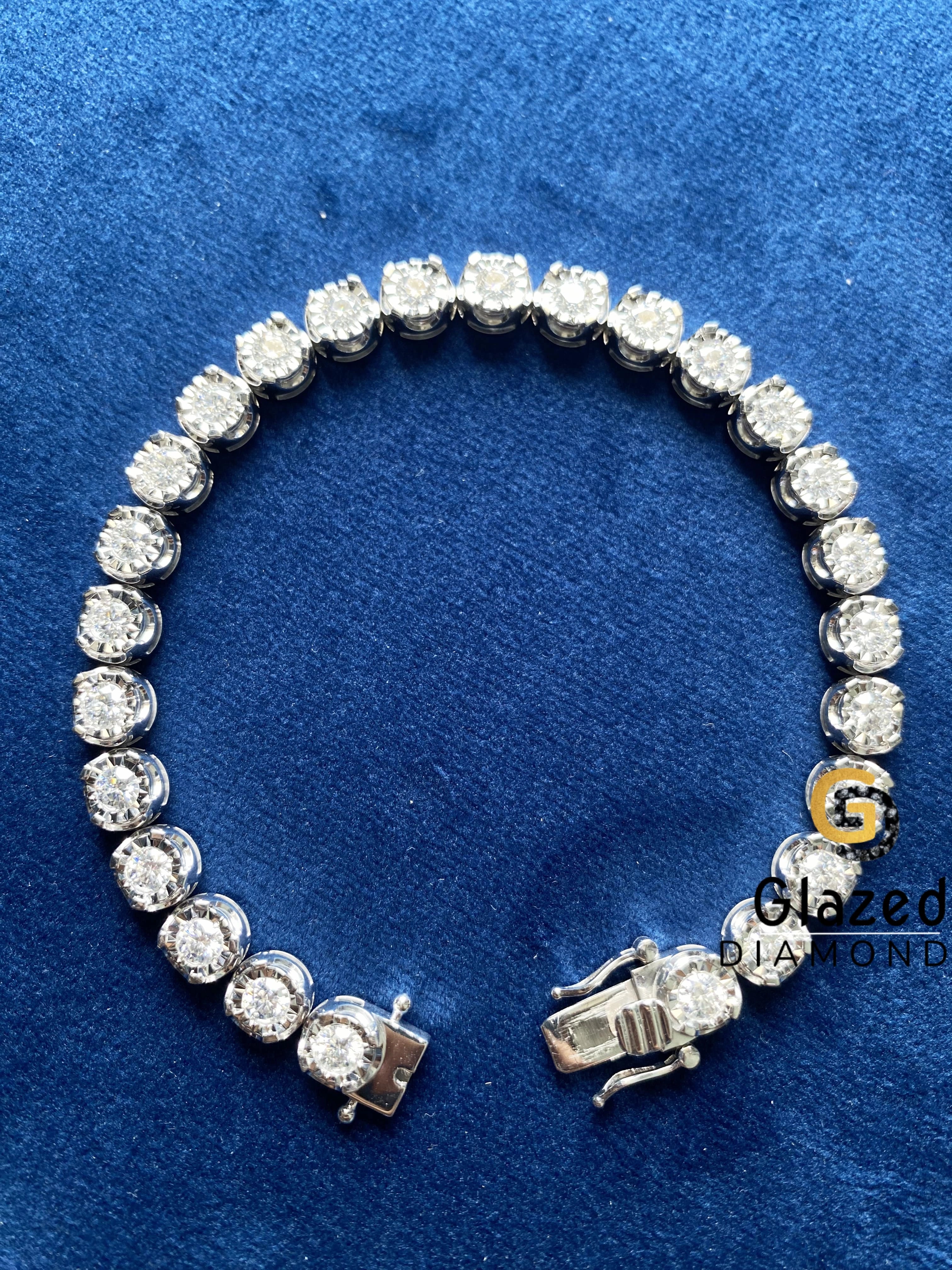 7MM Moissanite Tennis Bracelet