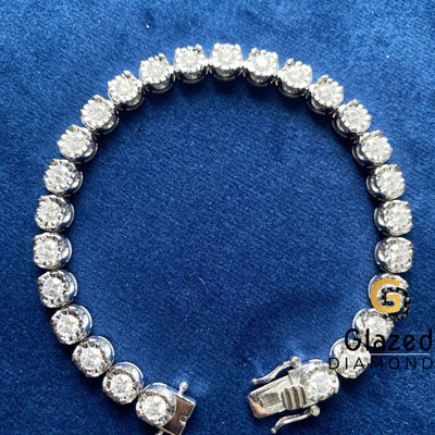 7MM Moissanite Tennis Bracelet