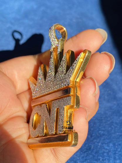 ICP Carnival of Carnage CNT Letter Moissanite Pendant
