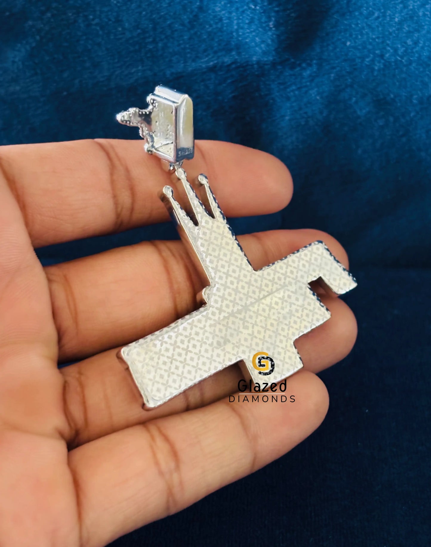 ICP Cham Hip Hop Moissanite Pendant 925 Sterling Silver