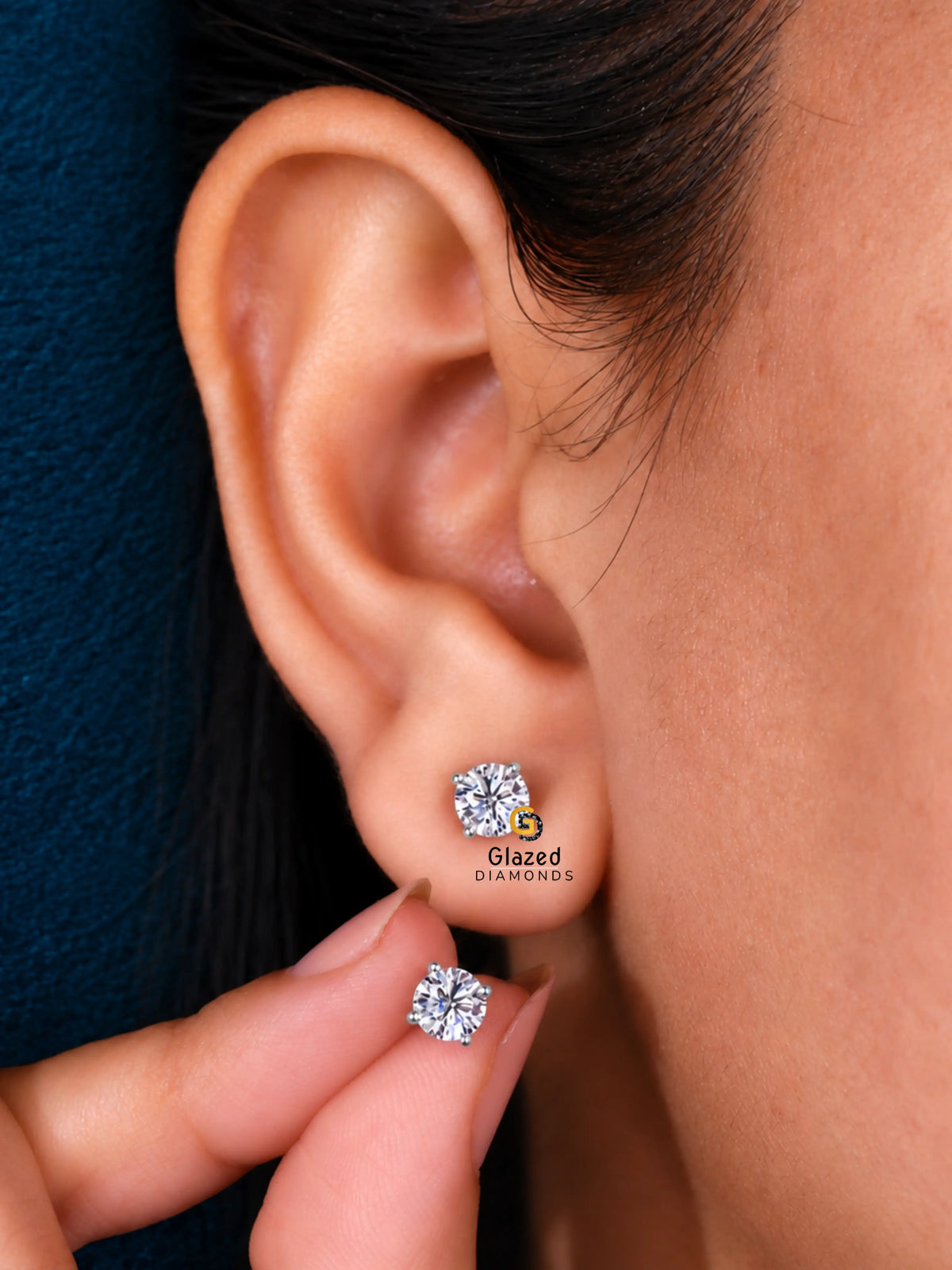 Lab Grown Diamond Stud - Free Gift