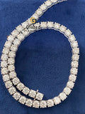 5MM Unisex Round Moissanite Tennis Chain Necklaces