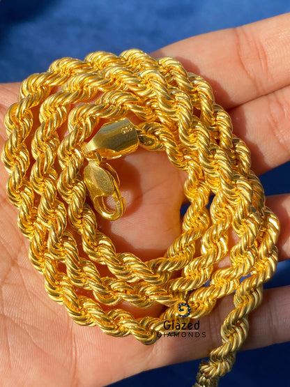 925 Silver 6MM Rope Chain