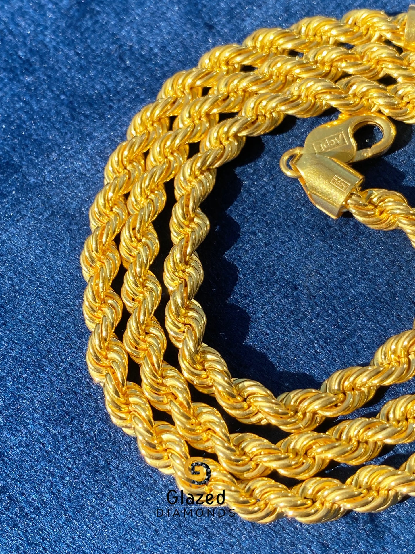 925 Silver 6 MM Rope Chain For Unisex