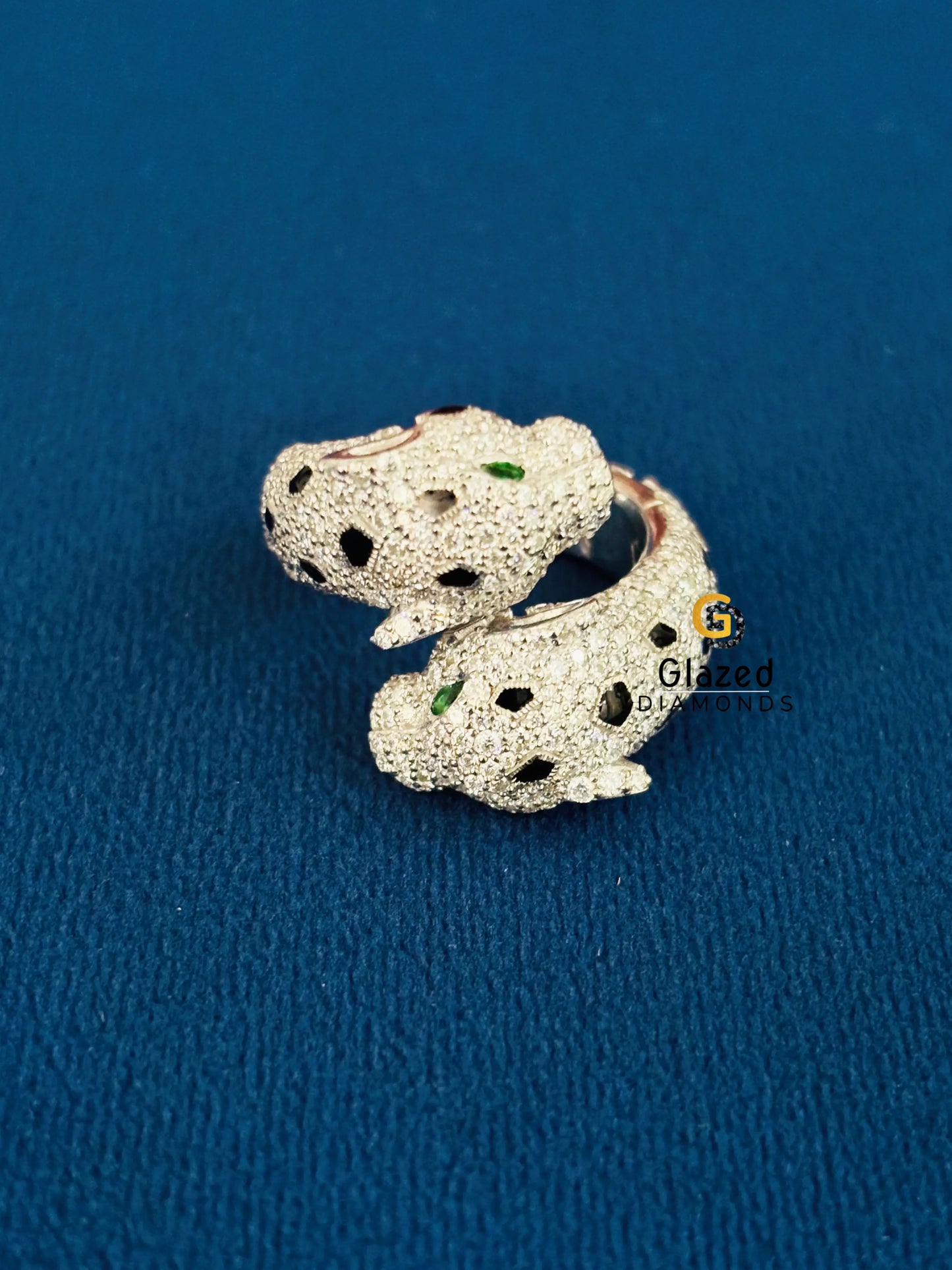 925 Silver Cartier Panther Ring