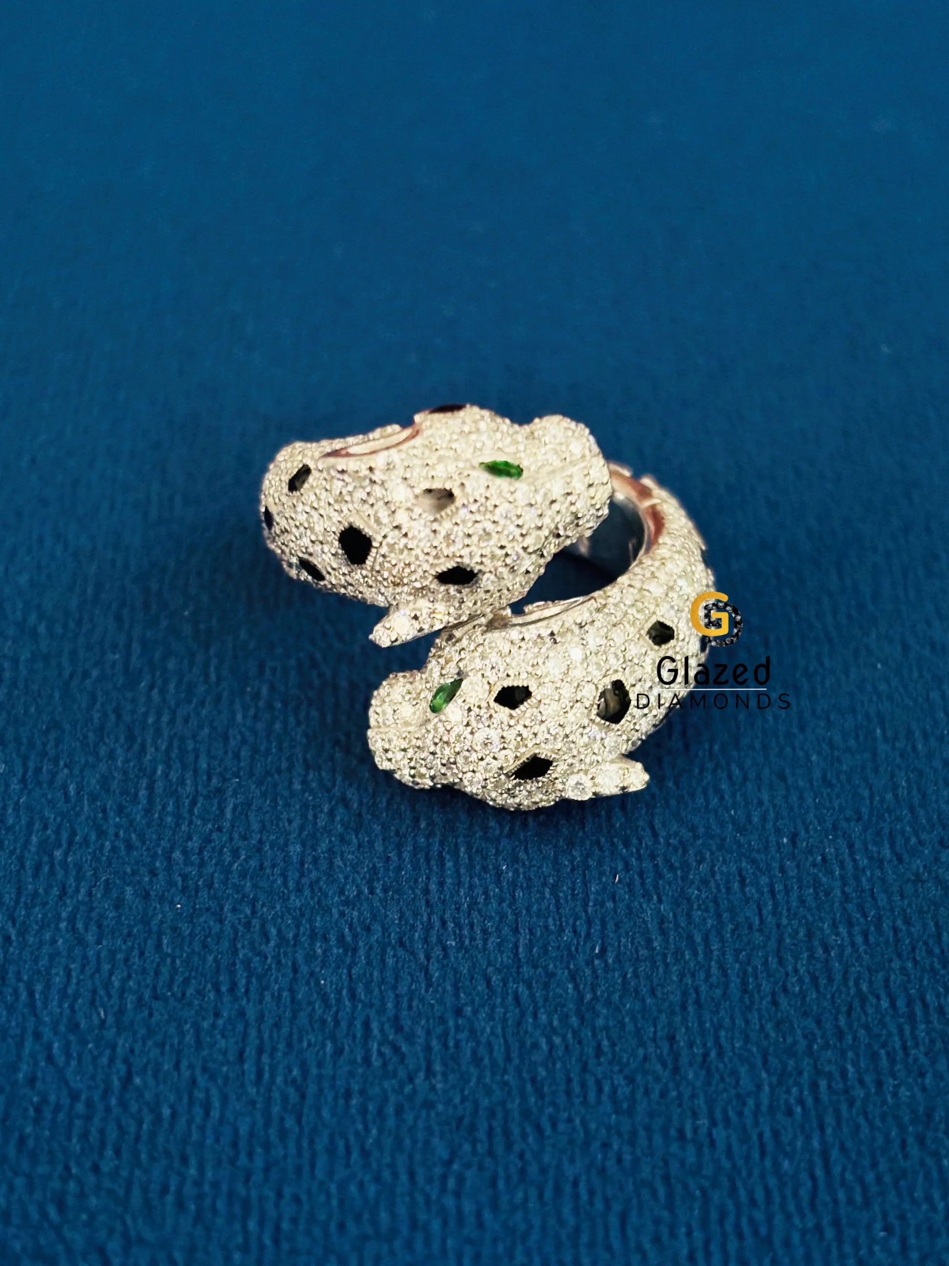 925 Silver Cartier Panther Ring