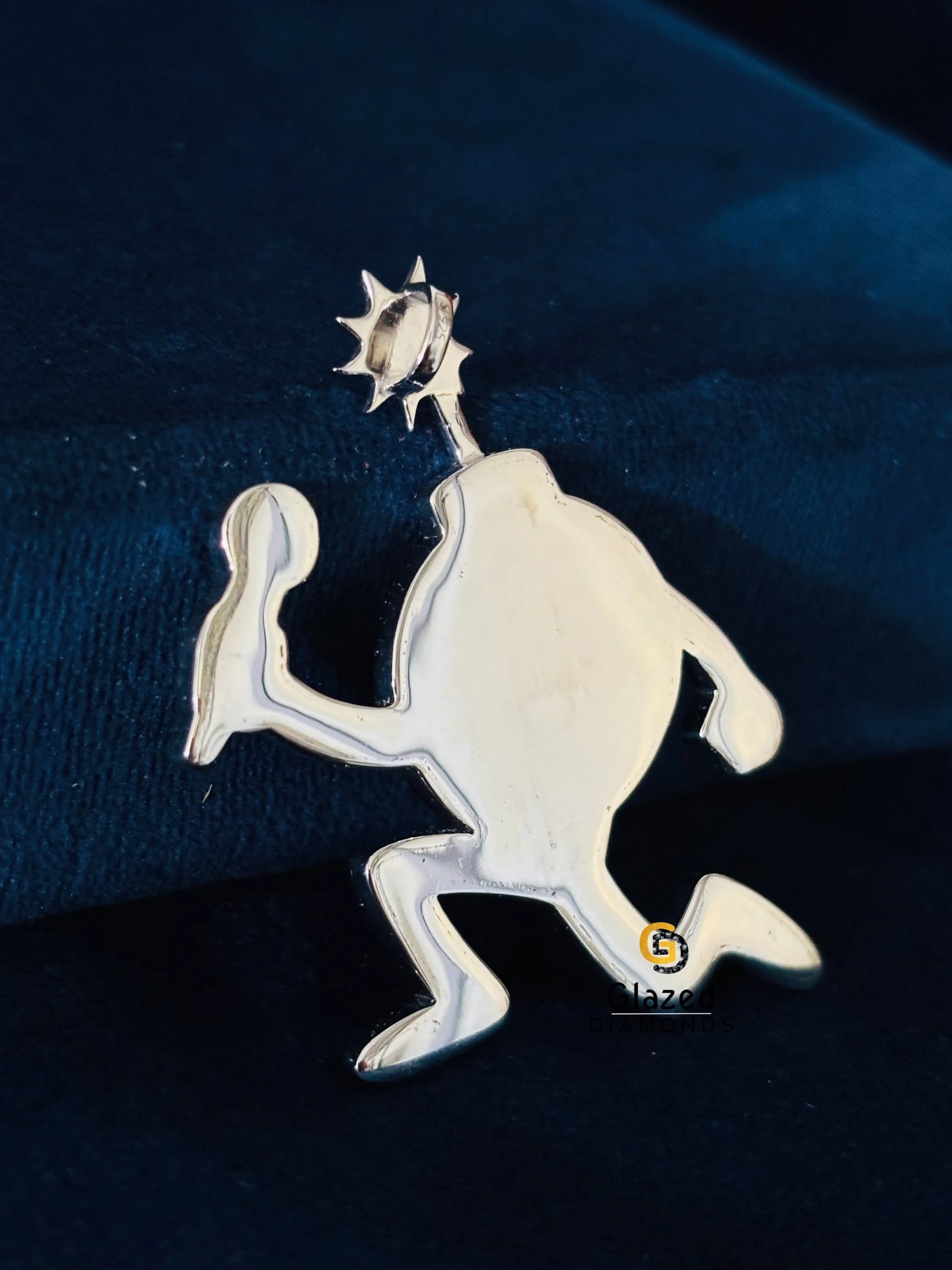 925 Silver Cartoon Bomb Pendant