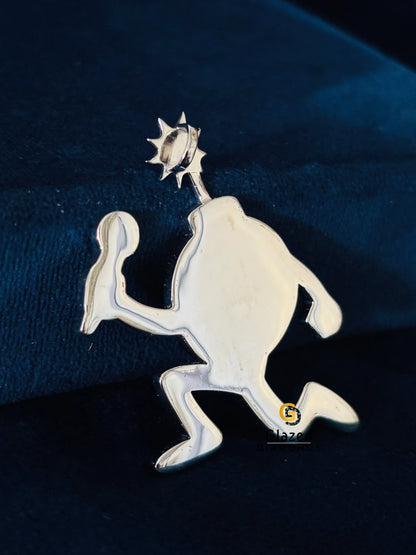 925 Silver Cartoon Bomb Pendant