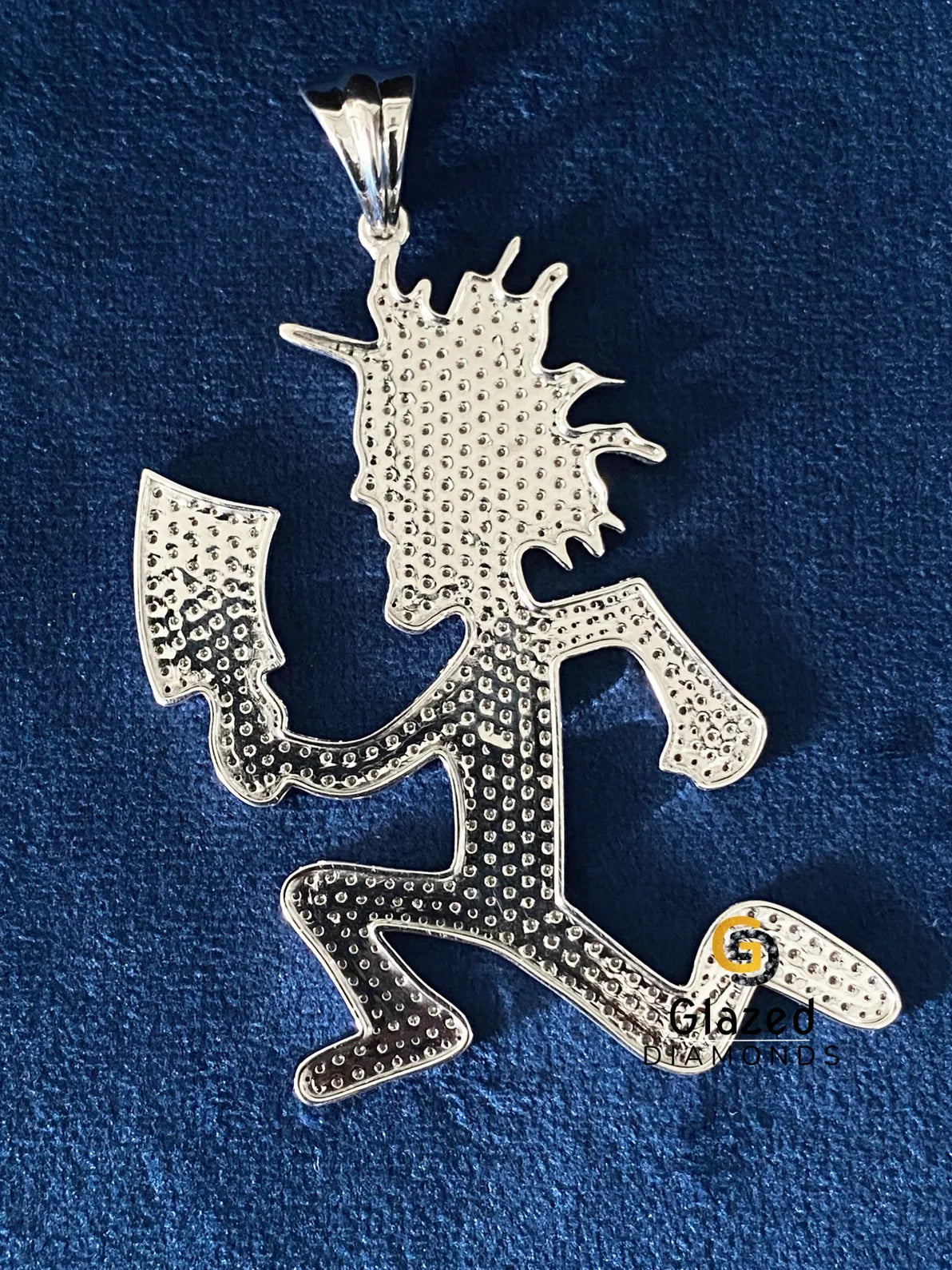 925 Silver Customized Hatchet Men Hip Hop Pendant