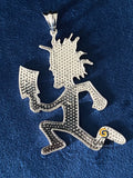 925 Silver Customized Hatchet Men Hip Hop Pendant