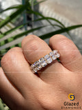925 Silver Diamond Full Eternity Ring