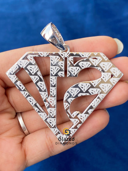 925 Silver Diamond Shape Pendant