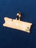 925 Silver Hip Hop Custom Enamel Bust Down Pendant