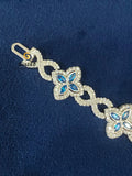 925 Silver Hip Hop VVs Moissanite Diamond Studded Bracelet