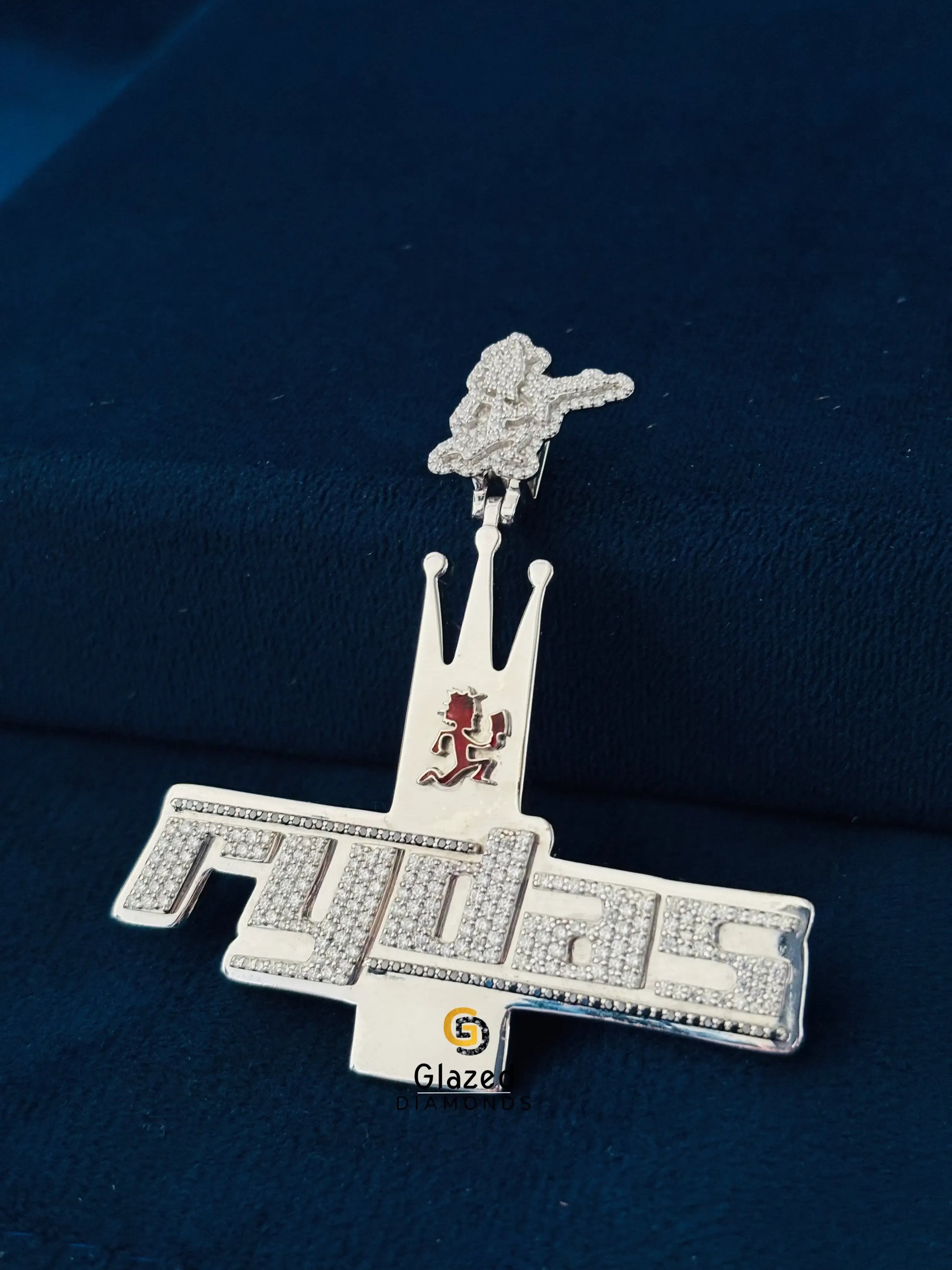 925 Silver ICP RYDAS Moissanite Pendant For Men