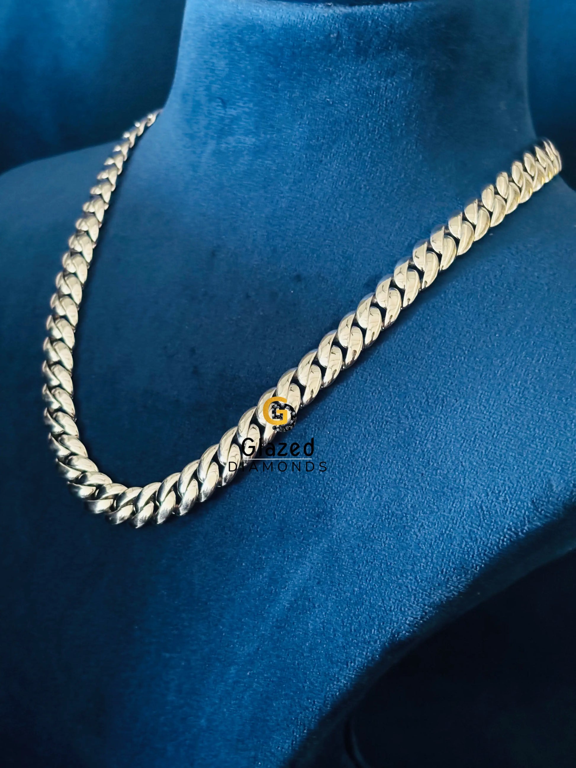 925 Silver Plain Chain For Men
