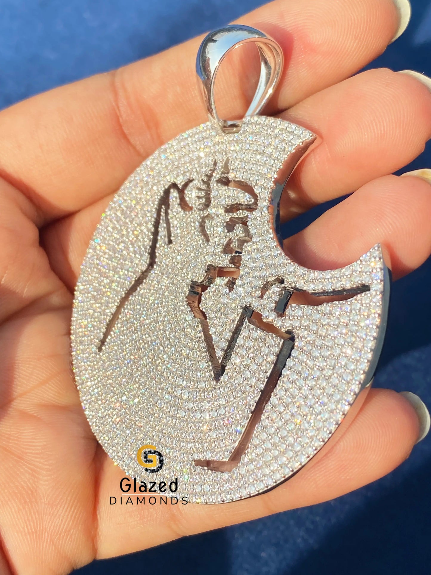 925 Silver RLP Logo Pendant For Men