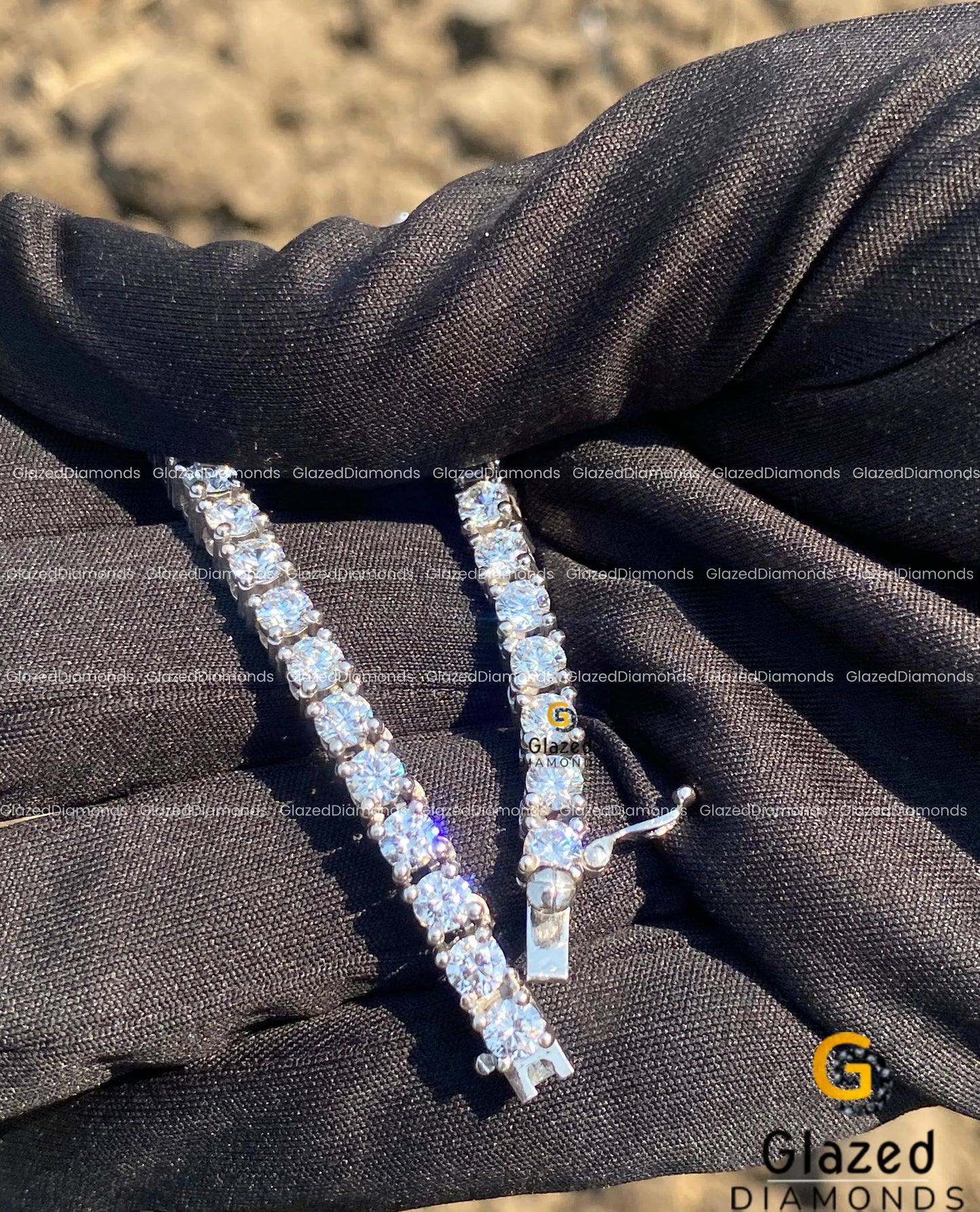 925 Silver Solitaire Chain