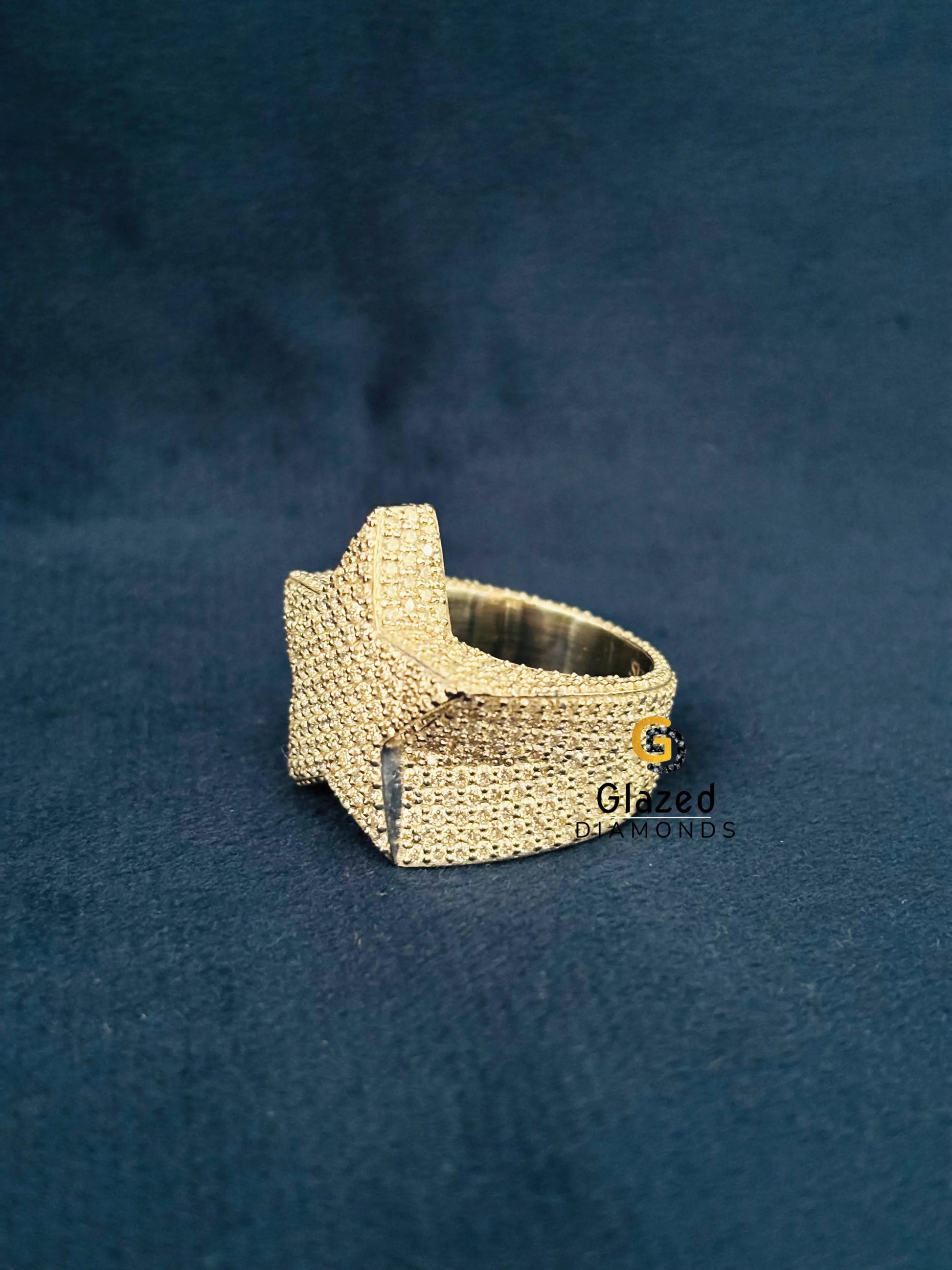 925 Silver Star Hip Hop Ring For Men