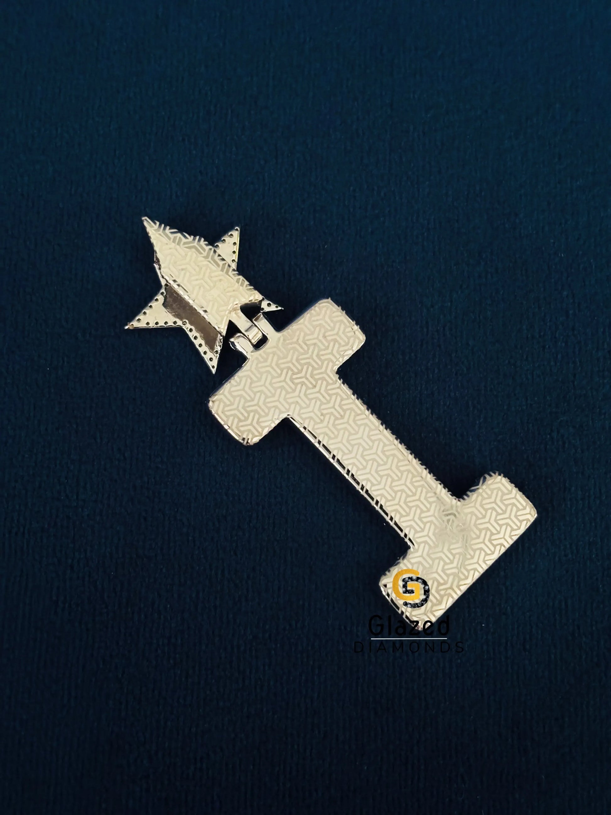 925 Silver Star_ Letter Custom Pendant