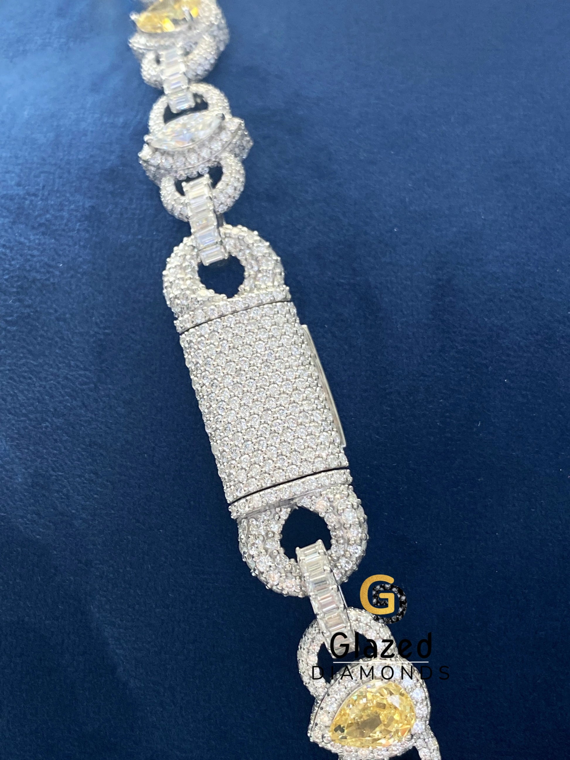 925 Silver VVS Moissanite Diamond Neckalce