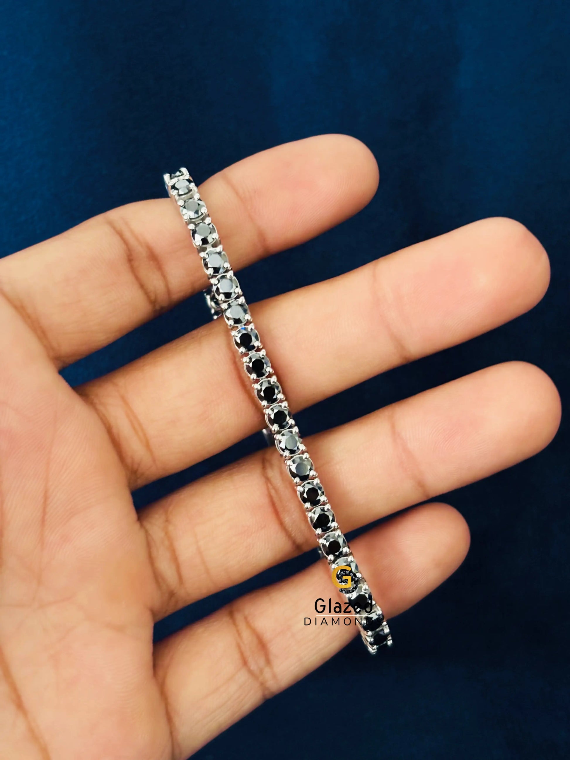 925 Silver VVS Moissanite Tennis Bracelet For Her
