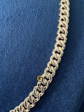 925 Silver VVs Round Moissanite Cuban Link Hip Hop Chain
