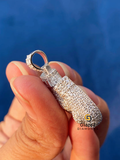 925 Sterling Silver Boxer Glove Charm Sport Champion Pendant