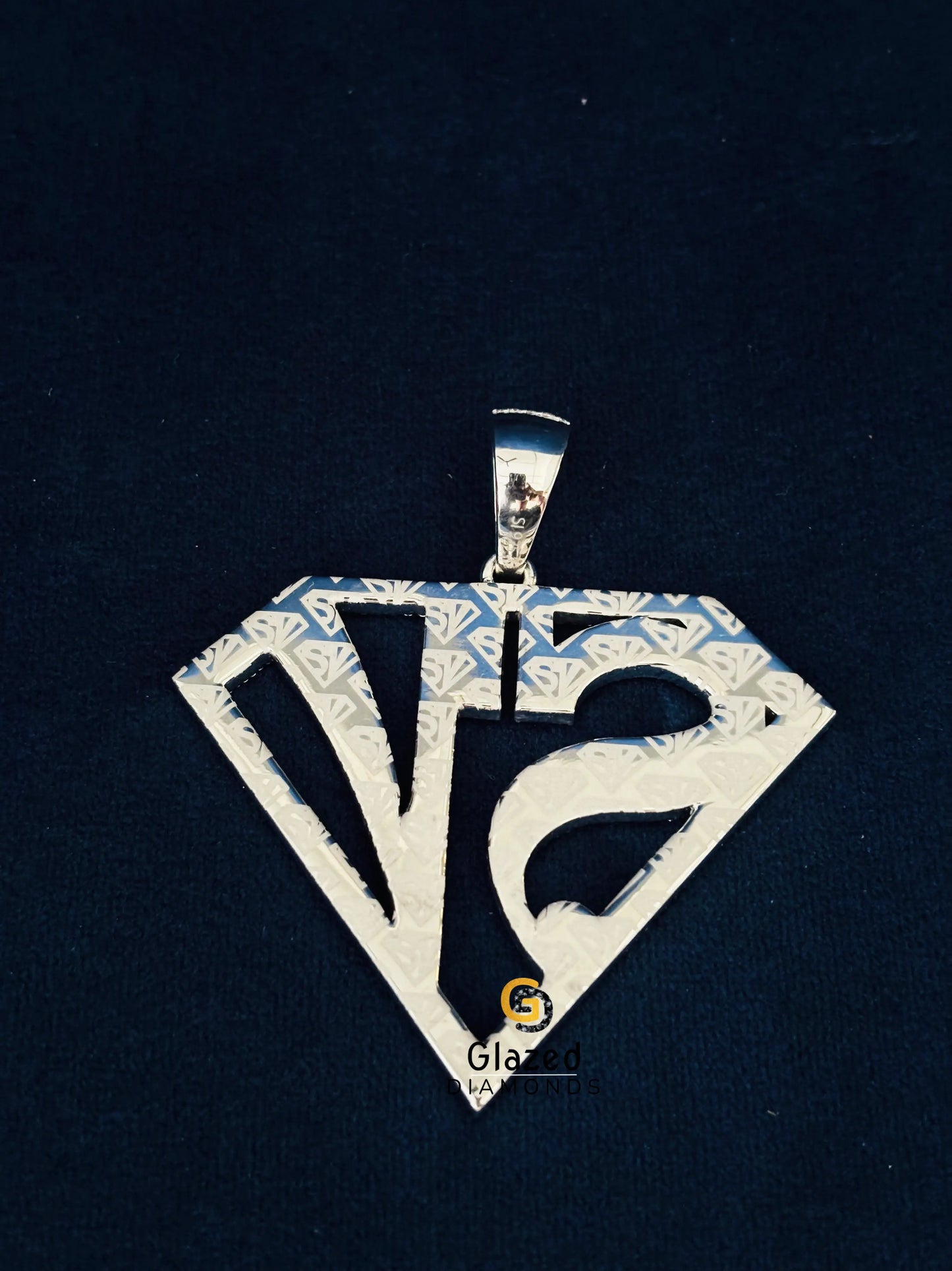 925 Sterling Silver Custom Letter Pendant