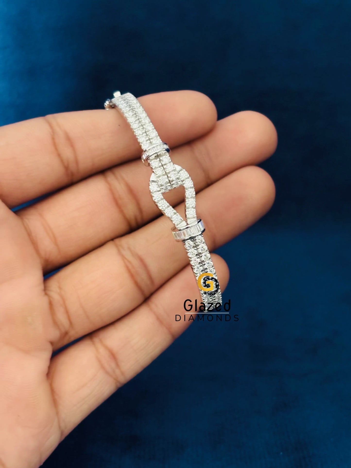 925 Sterling Silver Infinity Bracelet For Women