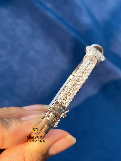 925 Sterling Silver Infinity Moissanite Bracelet