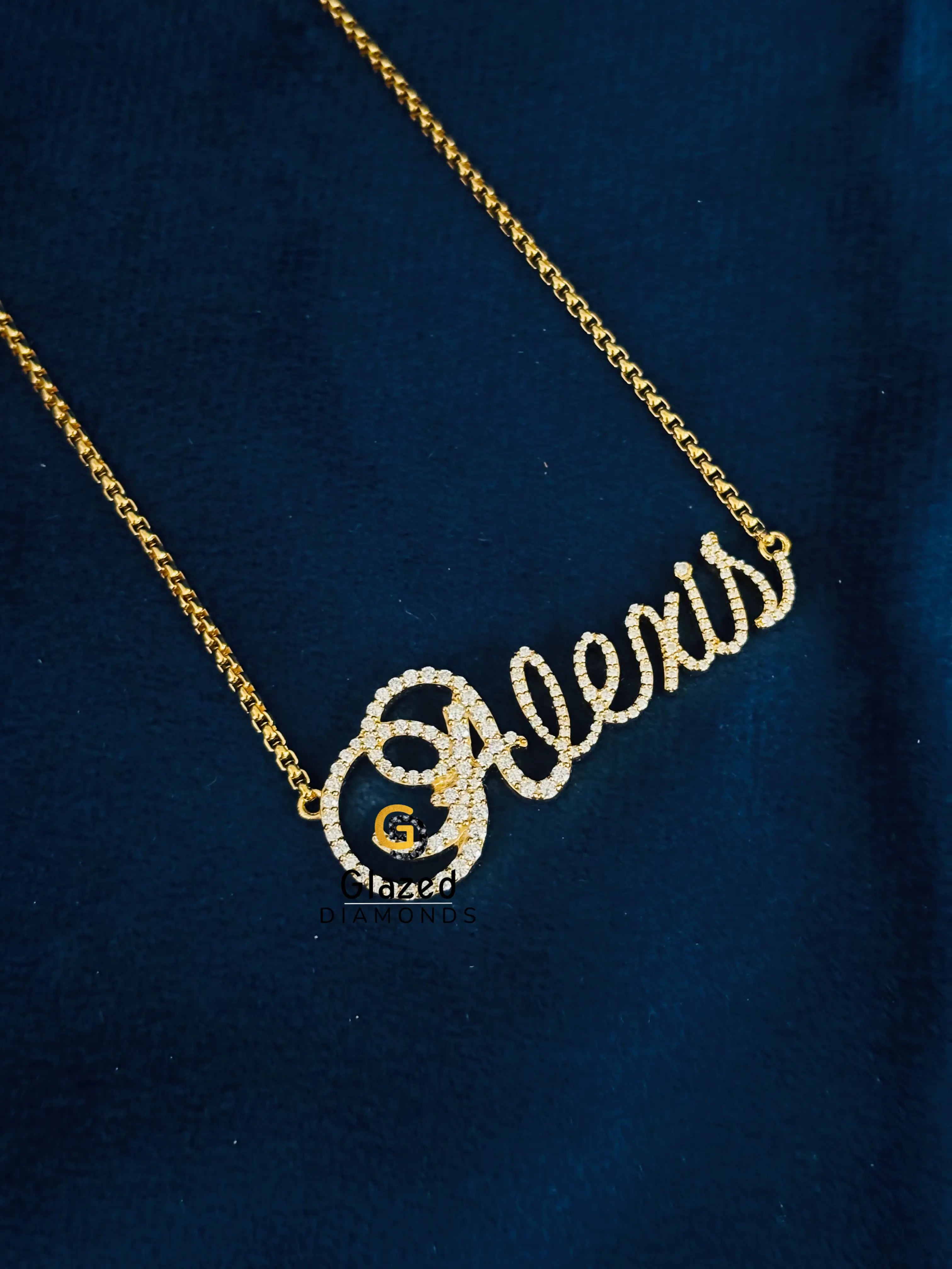 925 Sterling Silver Personalized Name Necklace For Unisex