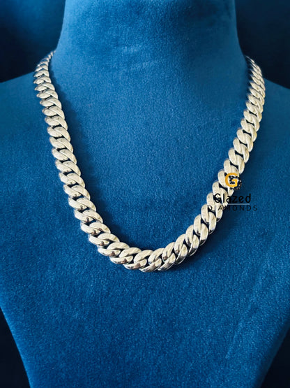 925 Sterling Silver Plain Chain