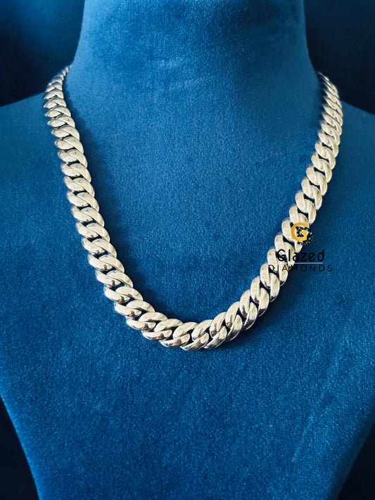 925 Sterling Silver Plain Chain