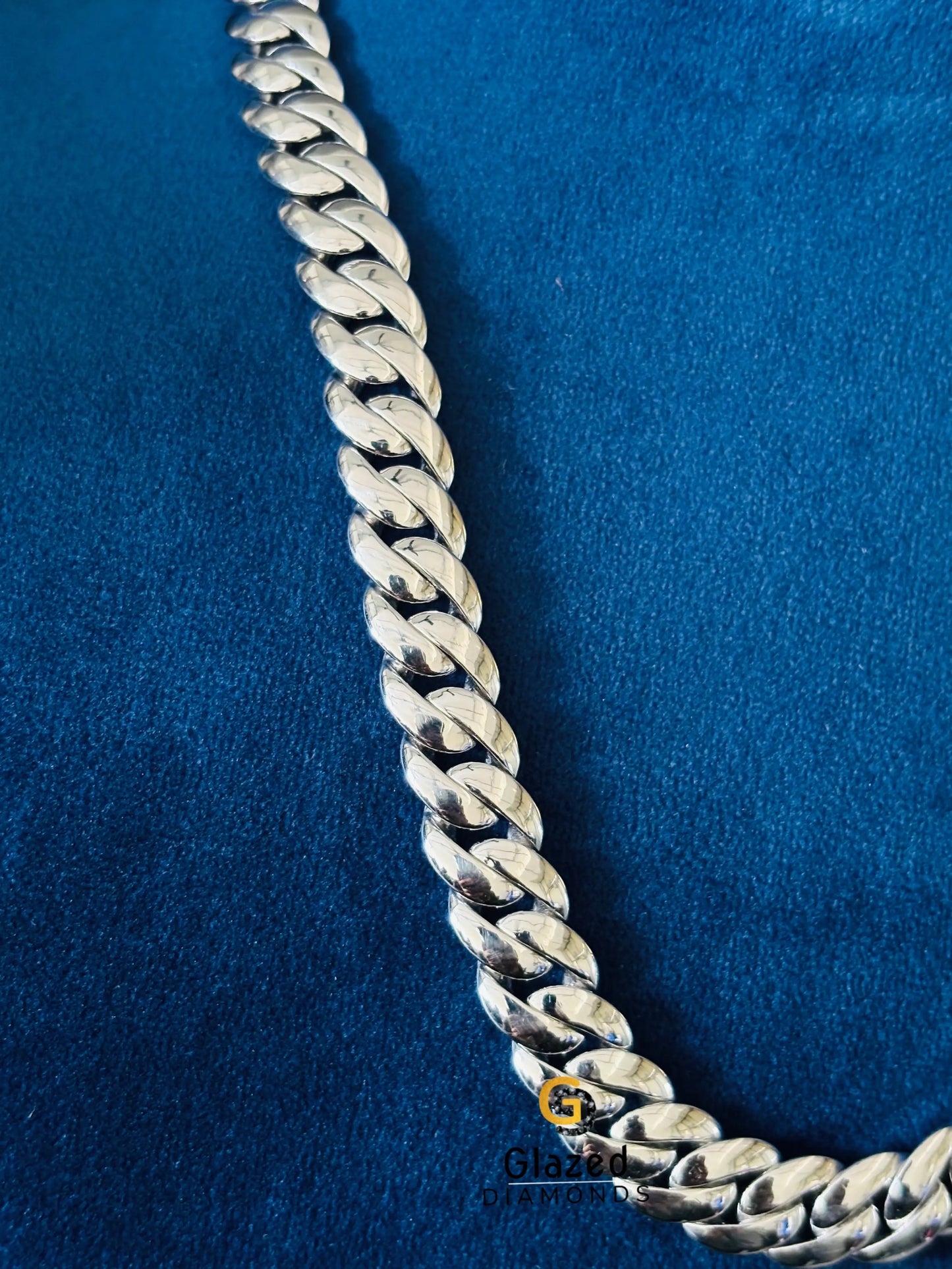925 Sterling Silver Plain Chain For Men