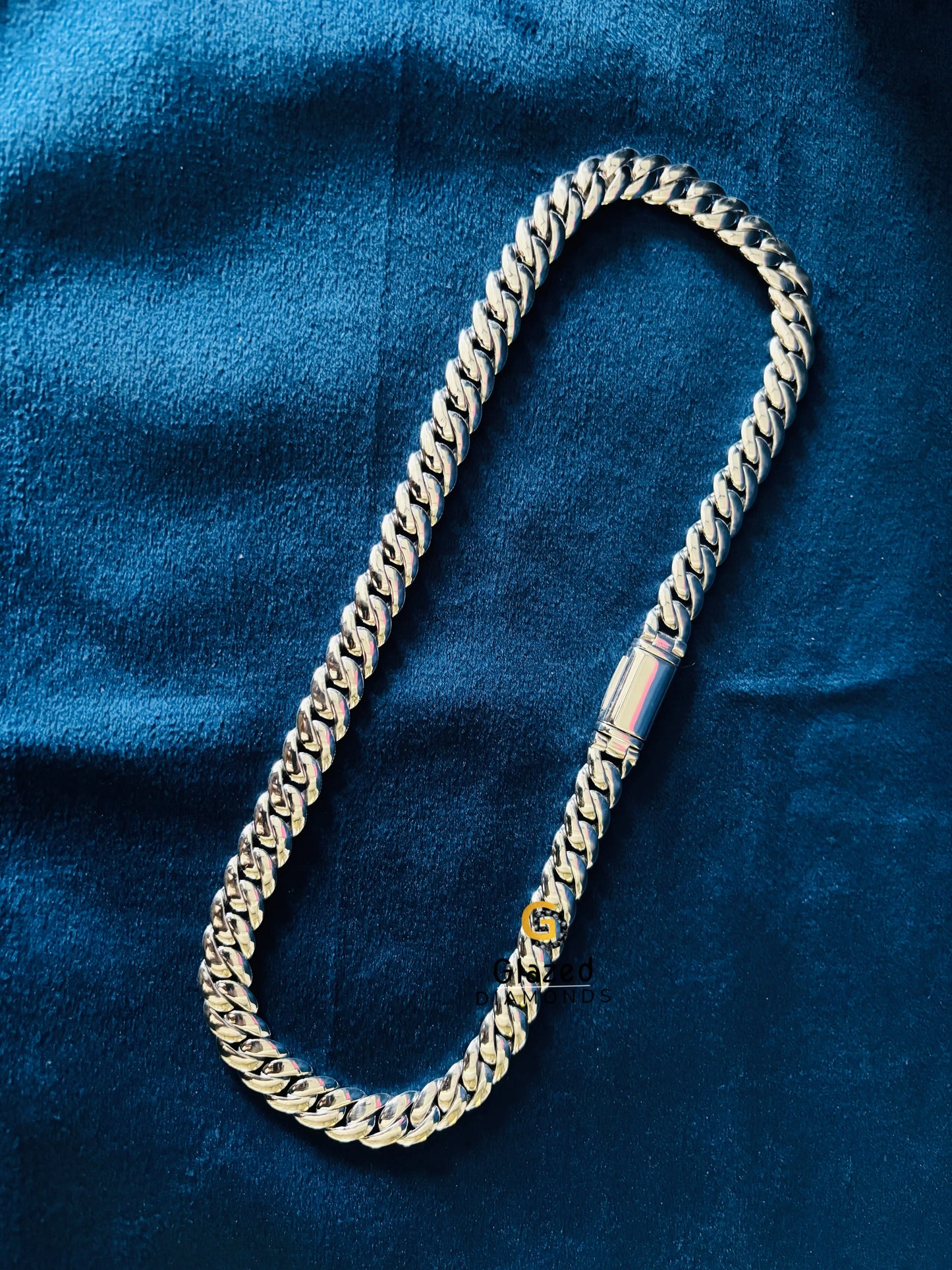 925 Sterling Silver Plain Chain For Unisex