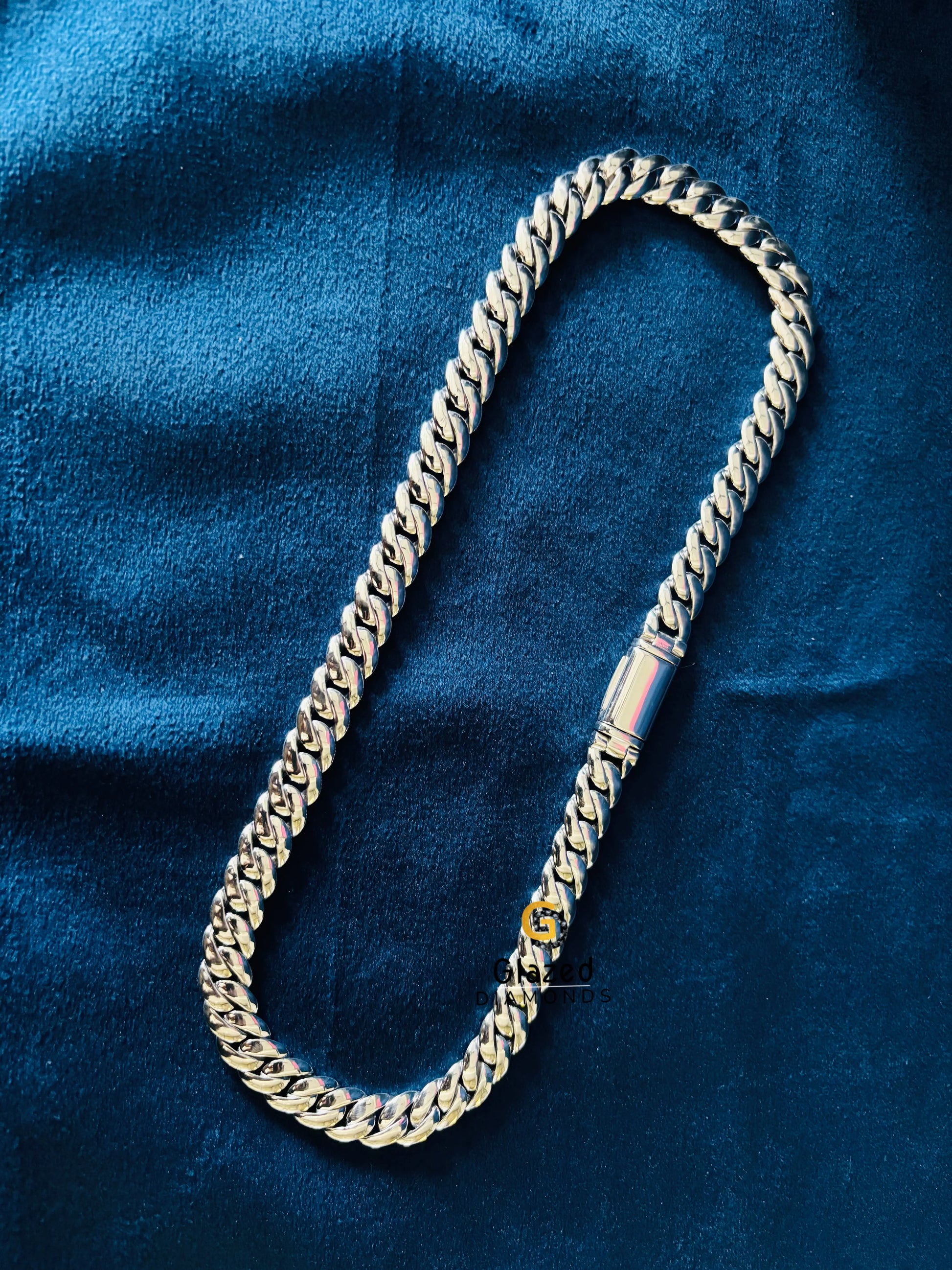 925 Sterling Silver Plain Chain For Unisex