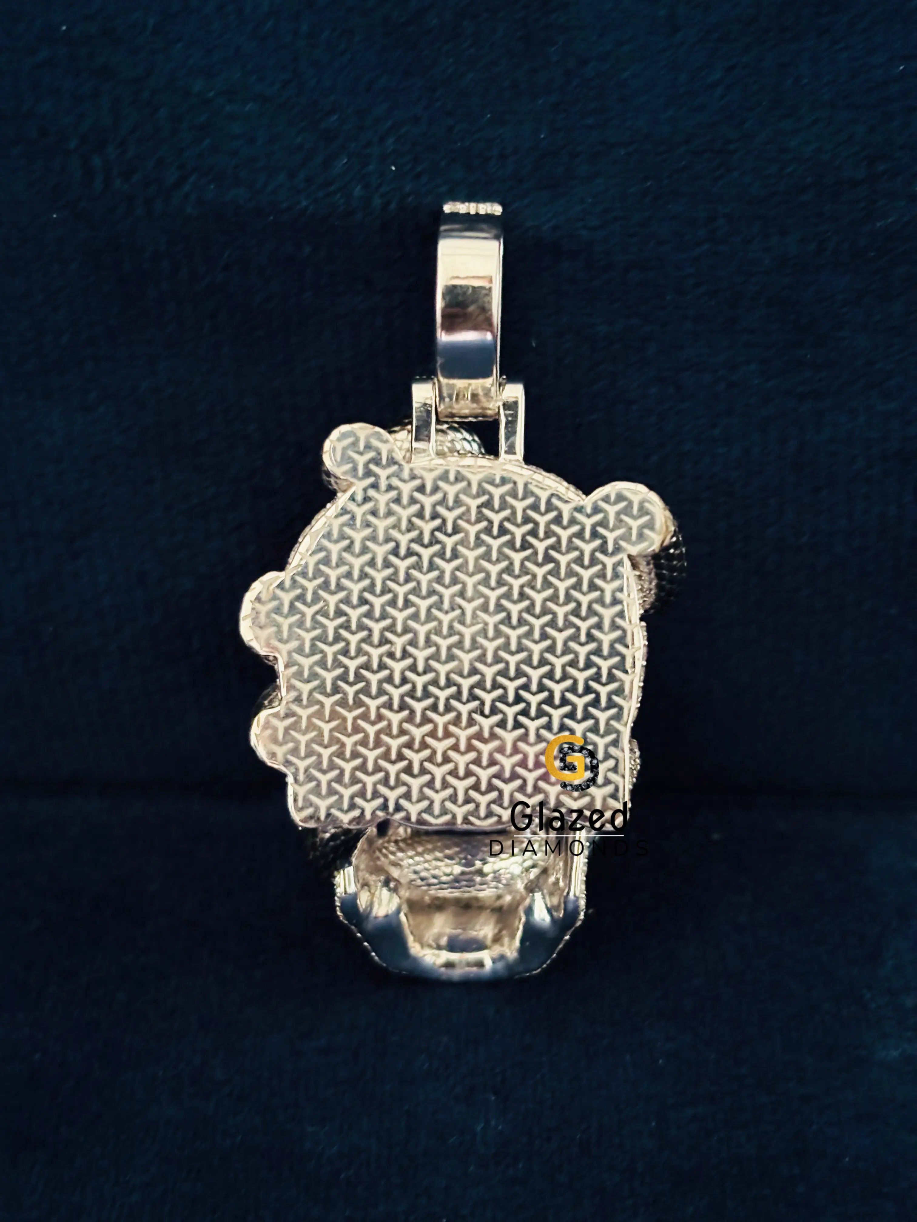 925 Sterling Silver Skull With Snack Pendant