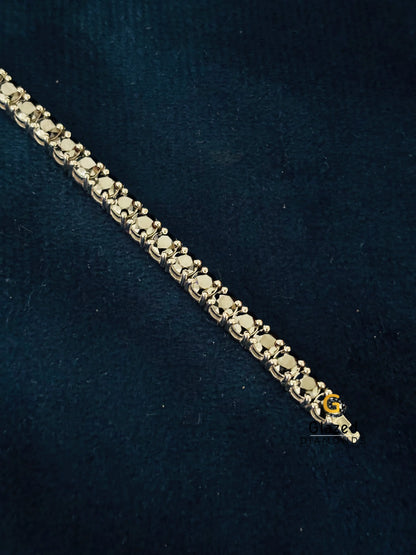 925 Sterling Silver VVS Moissanite Tennis Bracelet For Her