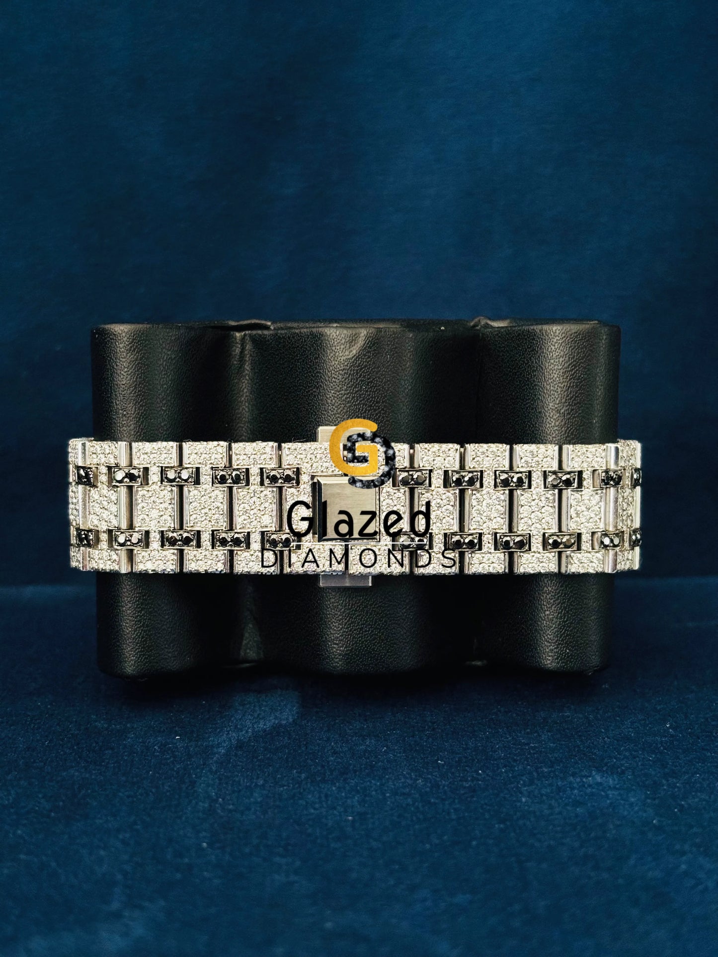AP Moissanite Black_ White Diamond Watch