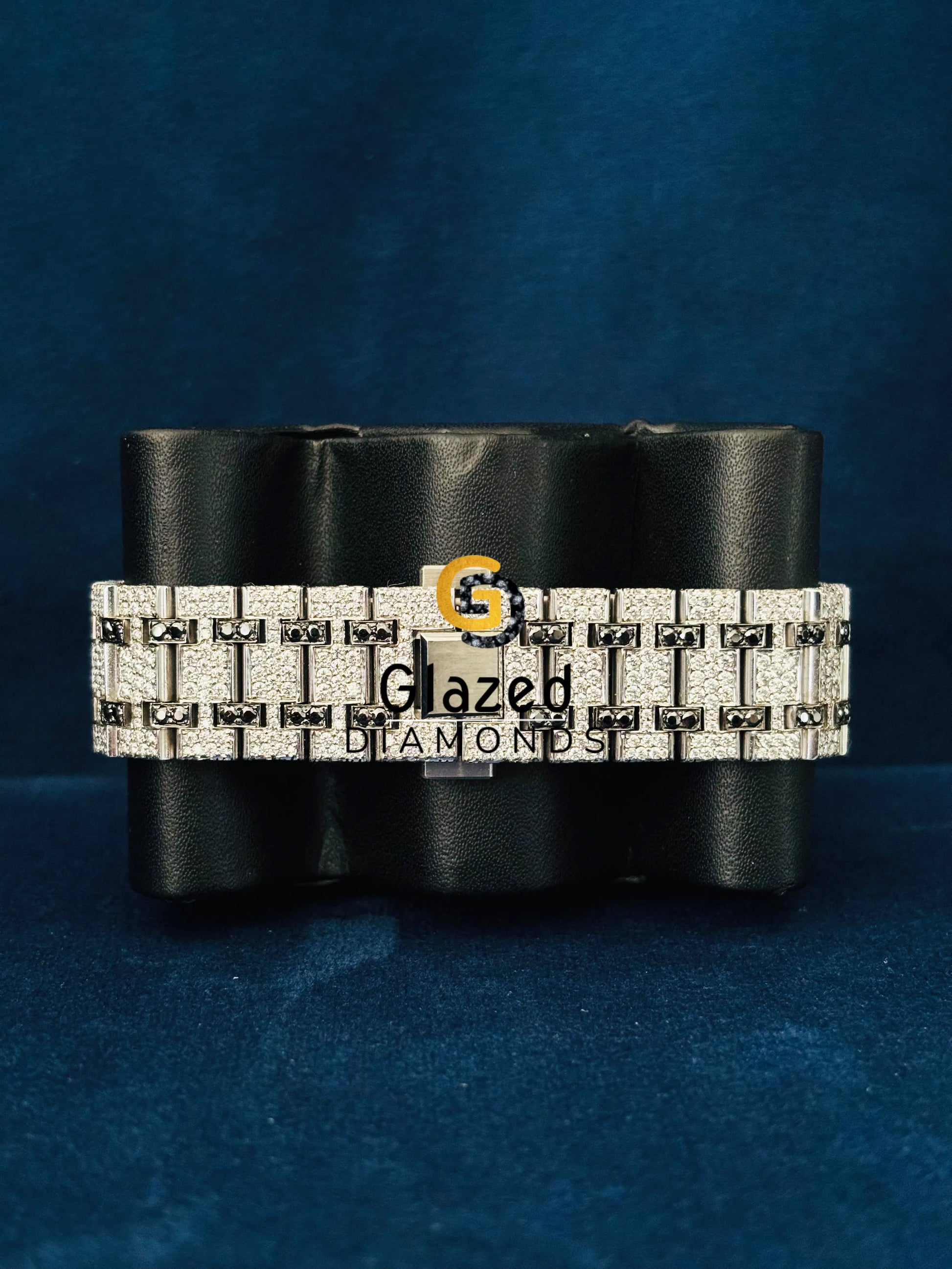AP Moissanite Black_ White Diamond Watch