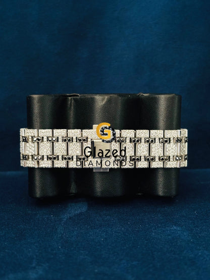 AP Moissanite Black_ White Diamond Watch