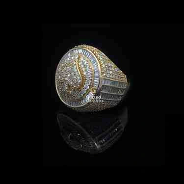 Ace Spad Moissanite Ring