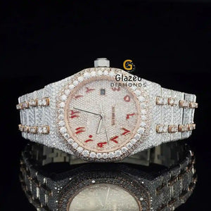 Arebic Dial Moissanite Watch For Him